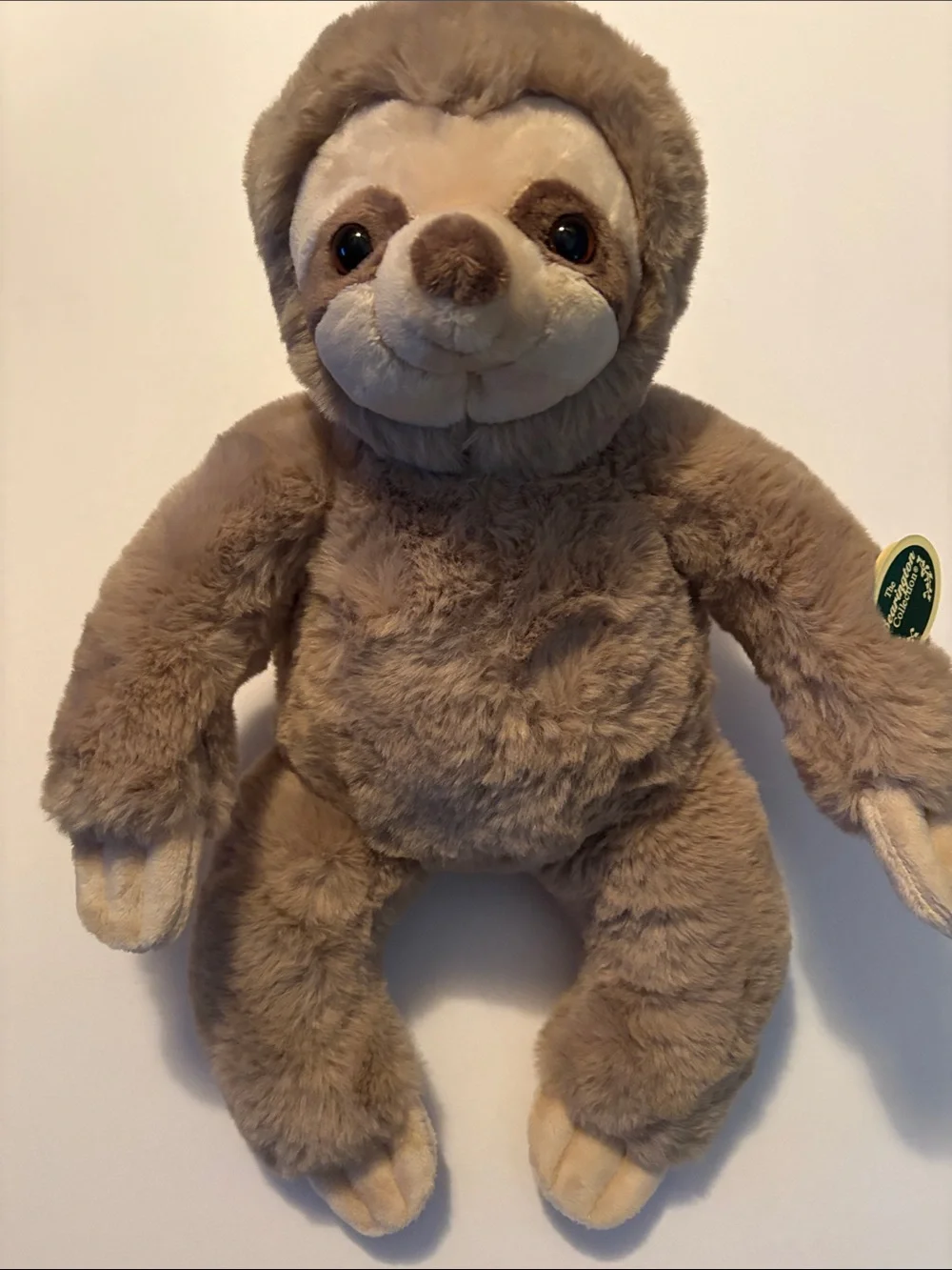 Plush Sloth Stuffed Animal - Tan and Cream